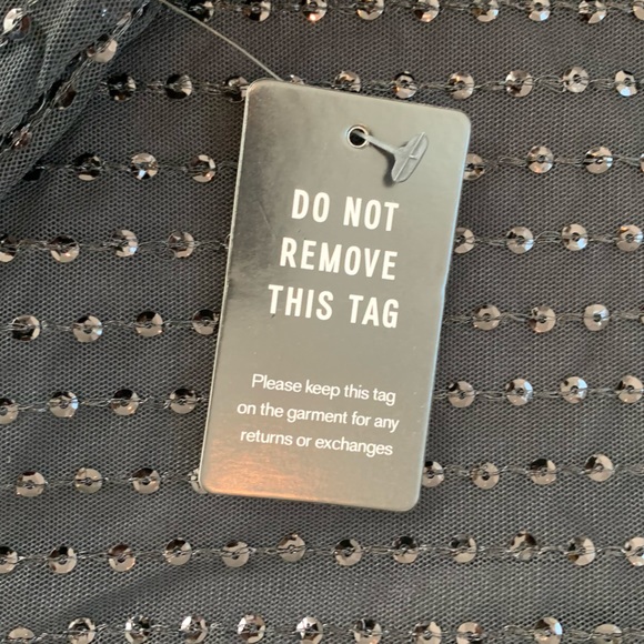 NWT EXPRESS Sequin Surplice Jumpsuit 🖤 - Picture 7 of 8